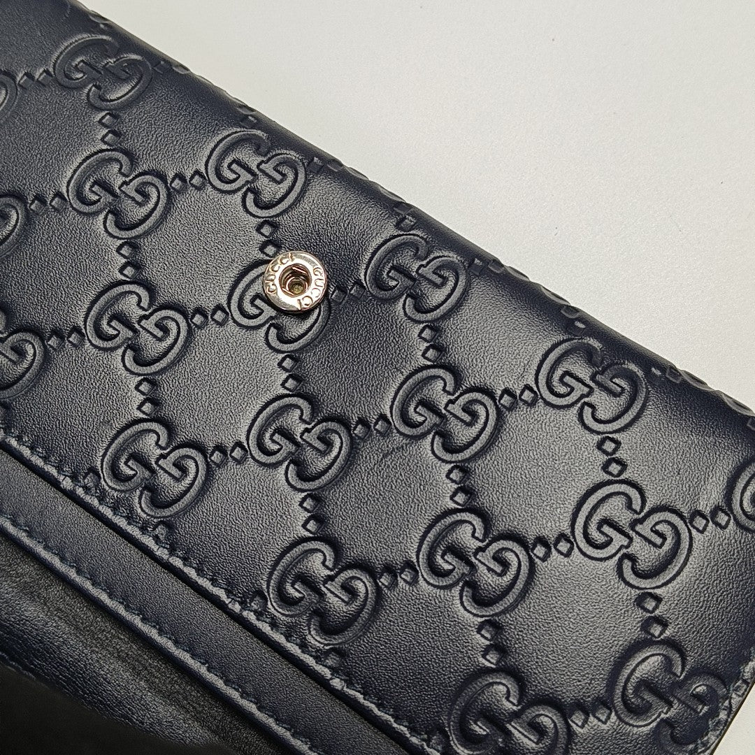 Calfskin Clutch Blue