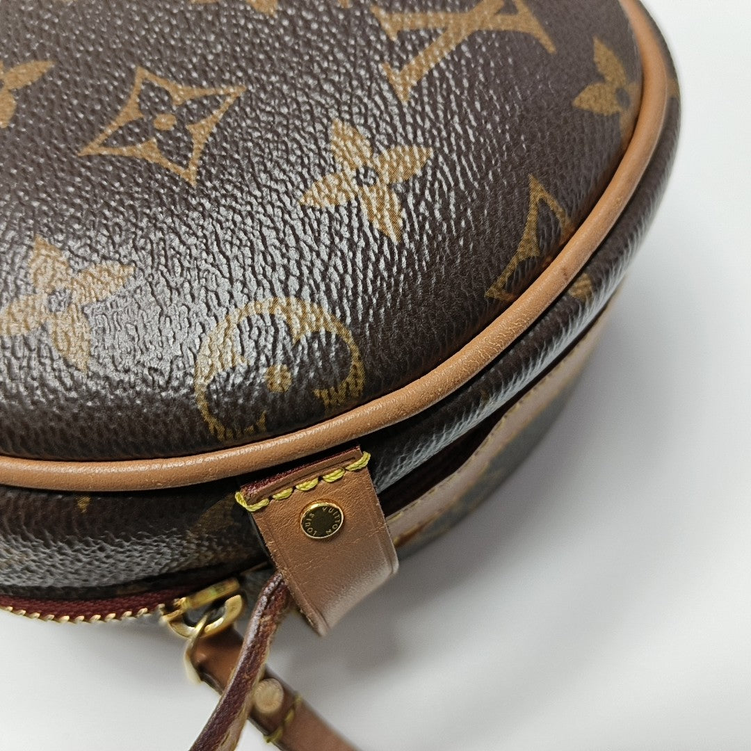 BOITE CHAPEAU PM Monogram Coated Canvas Brown