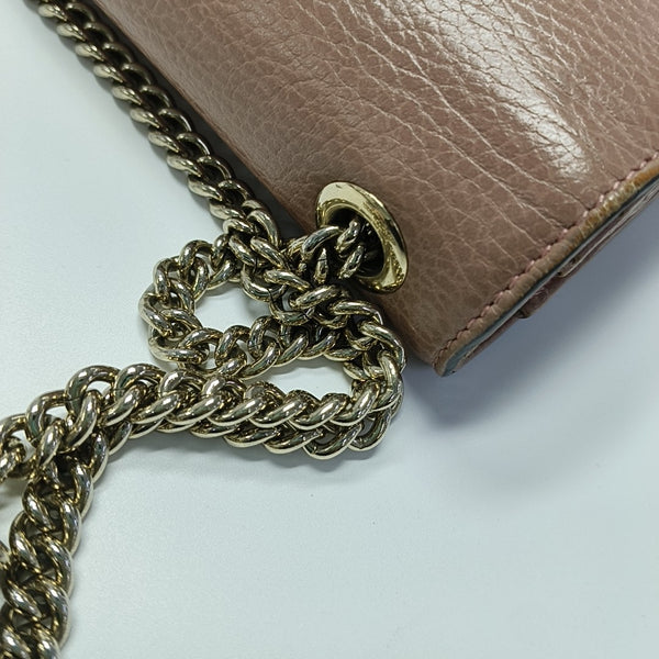 Interlocking G Small Calfskin Pink