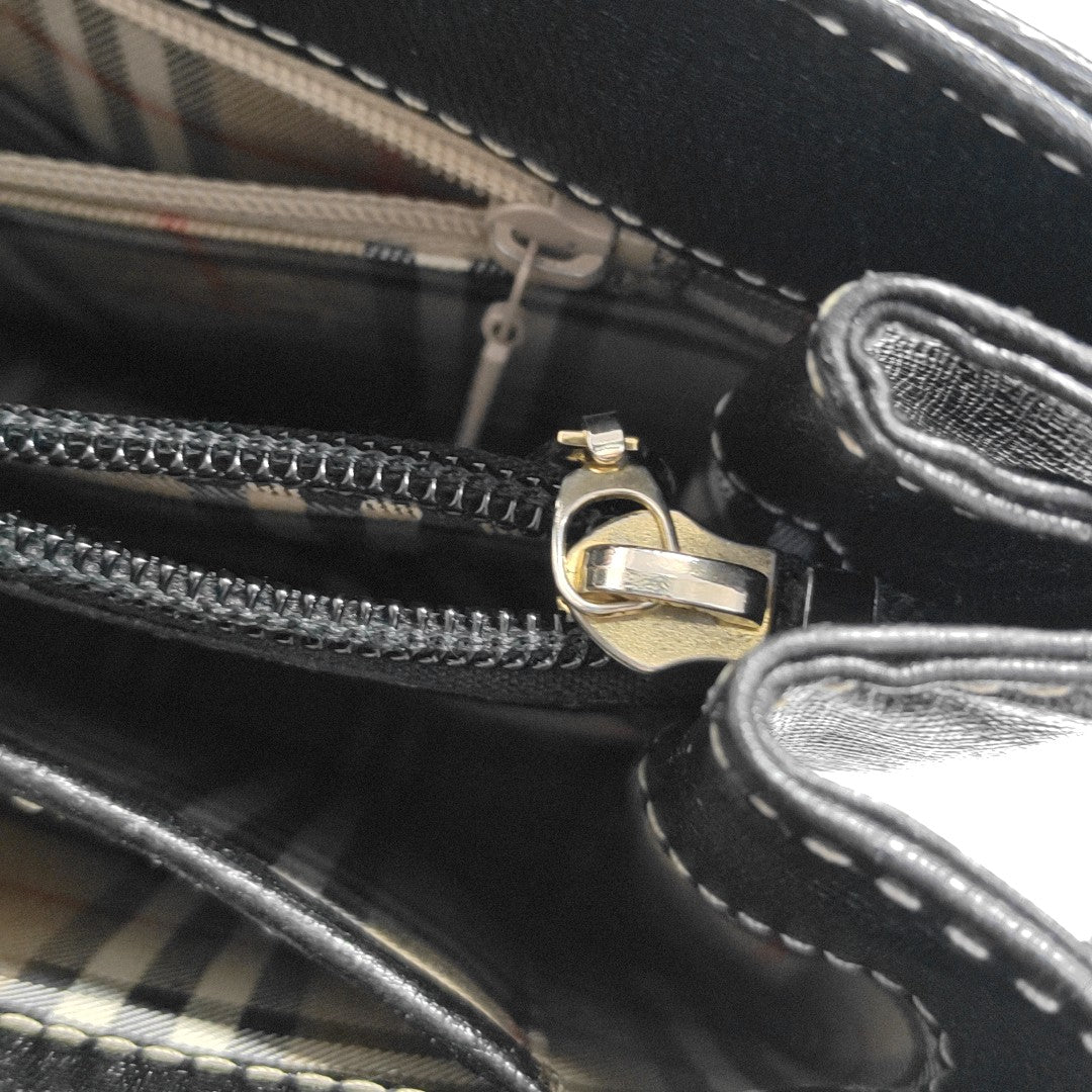 Calfskin Tote Bag Small Black