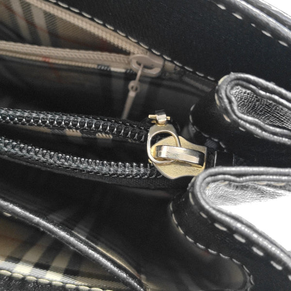 Calfskin Tote Bag Small Black