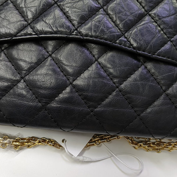 2.55 227 (jumbo) Quilted Calfskin Black