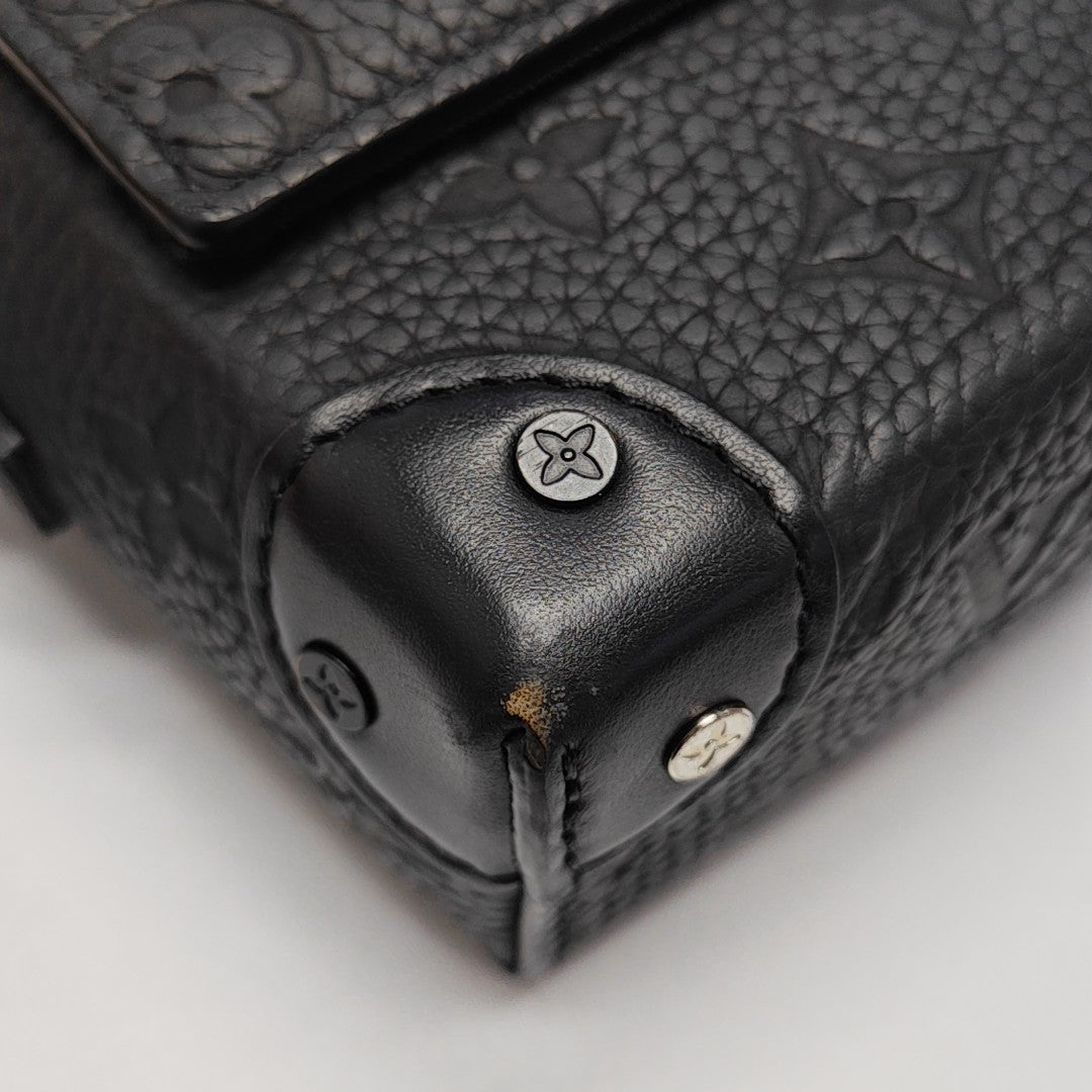 SOFT TRUNK Mini Monogram Calfskin Black