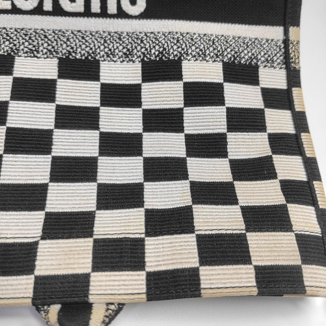 Authenticated pre-owned  Book Tote Large Canvas Black - Tote Bag at Looply
