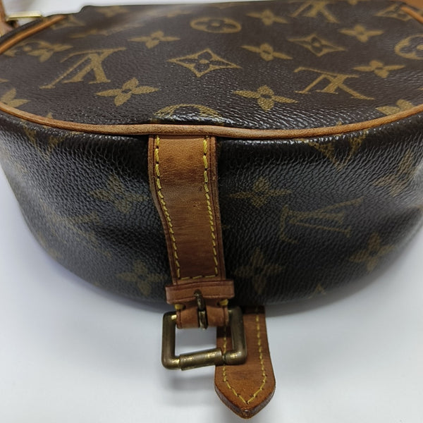 TAMBOURINE Monogram Coated Canvas Brown