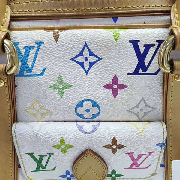 LV × TM PRISCILLA Monogram Coated Canvas White