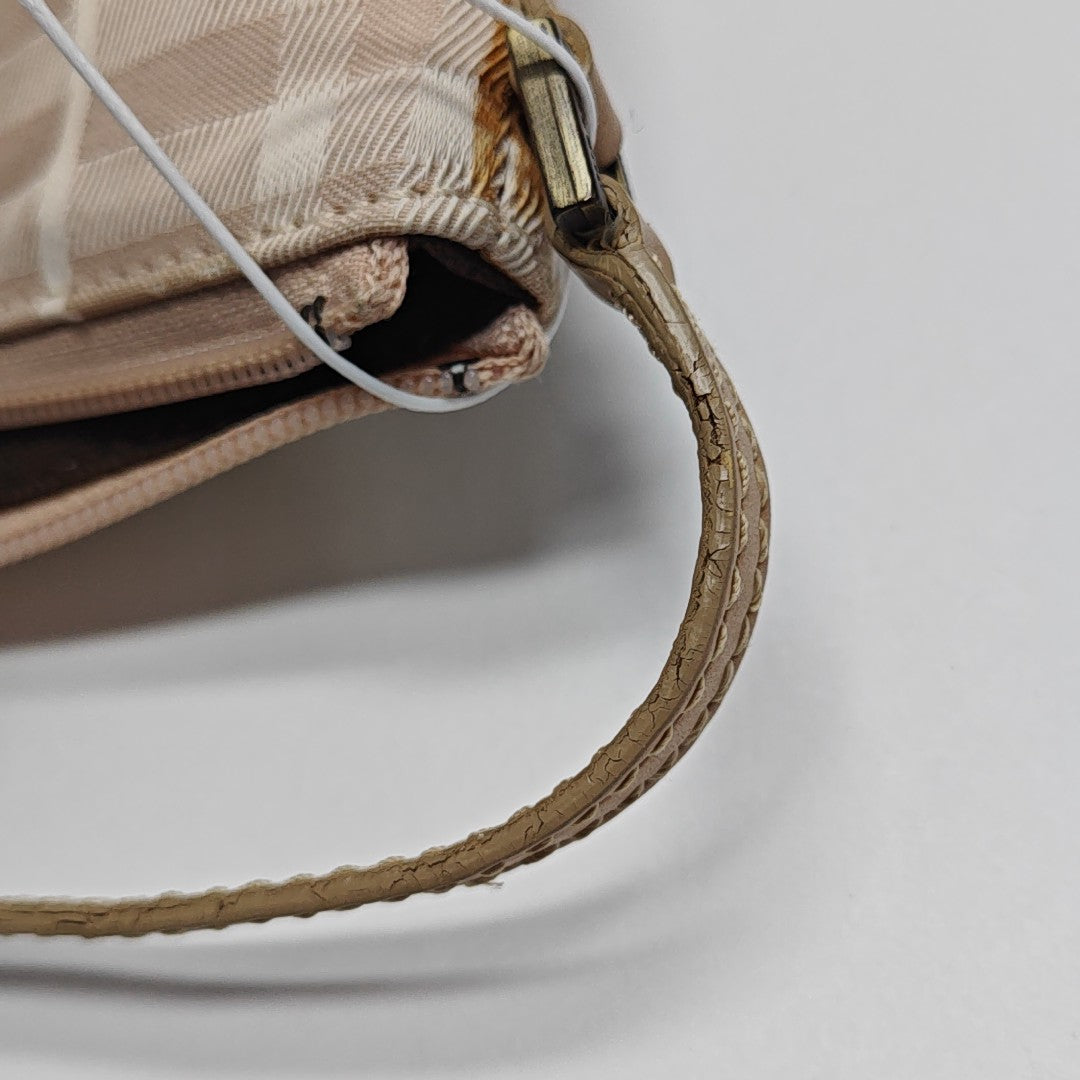 Canvas Top Handle Bag Beige