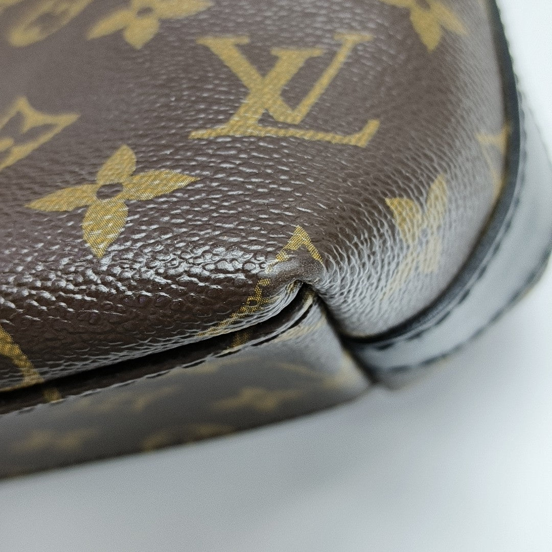 KITAN Monogram Coated Canvas Brown