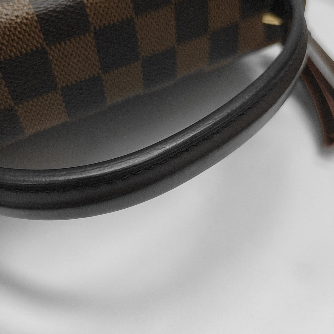 CROISETTE Damier Ebene Coated Canvas Brown