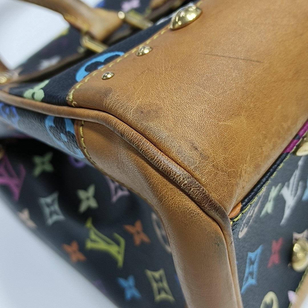 LV × TM BEVERLY GM Monogram Coated Canvas Black