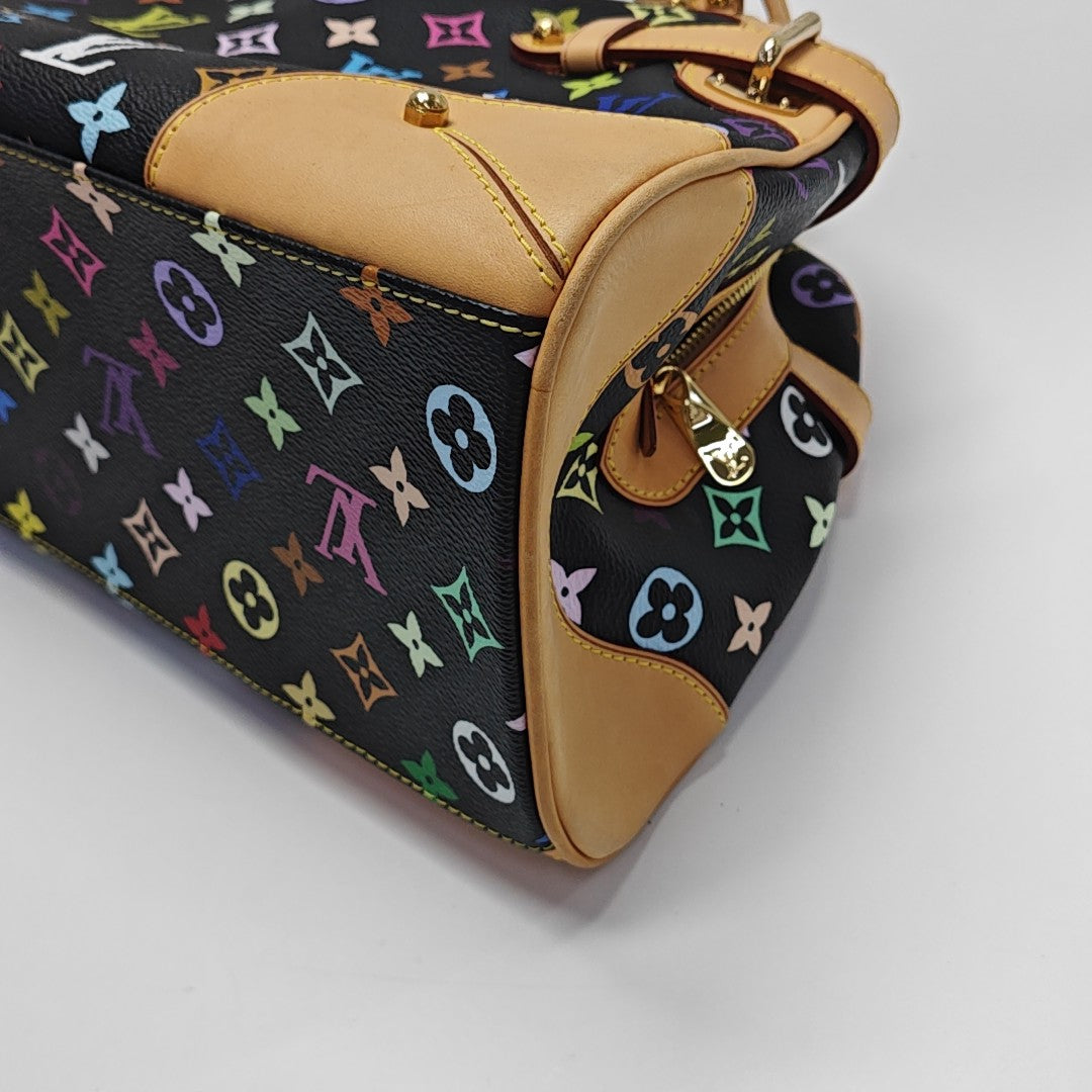 LV × TM CLAUDIA Monogram Coated Canvas Black
