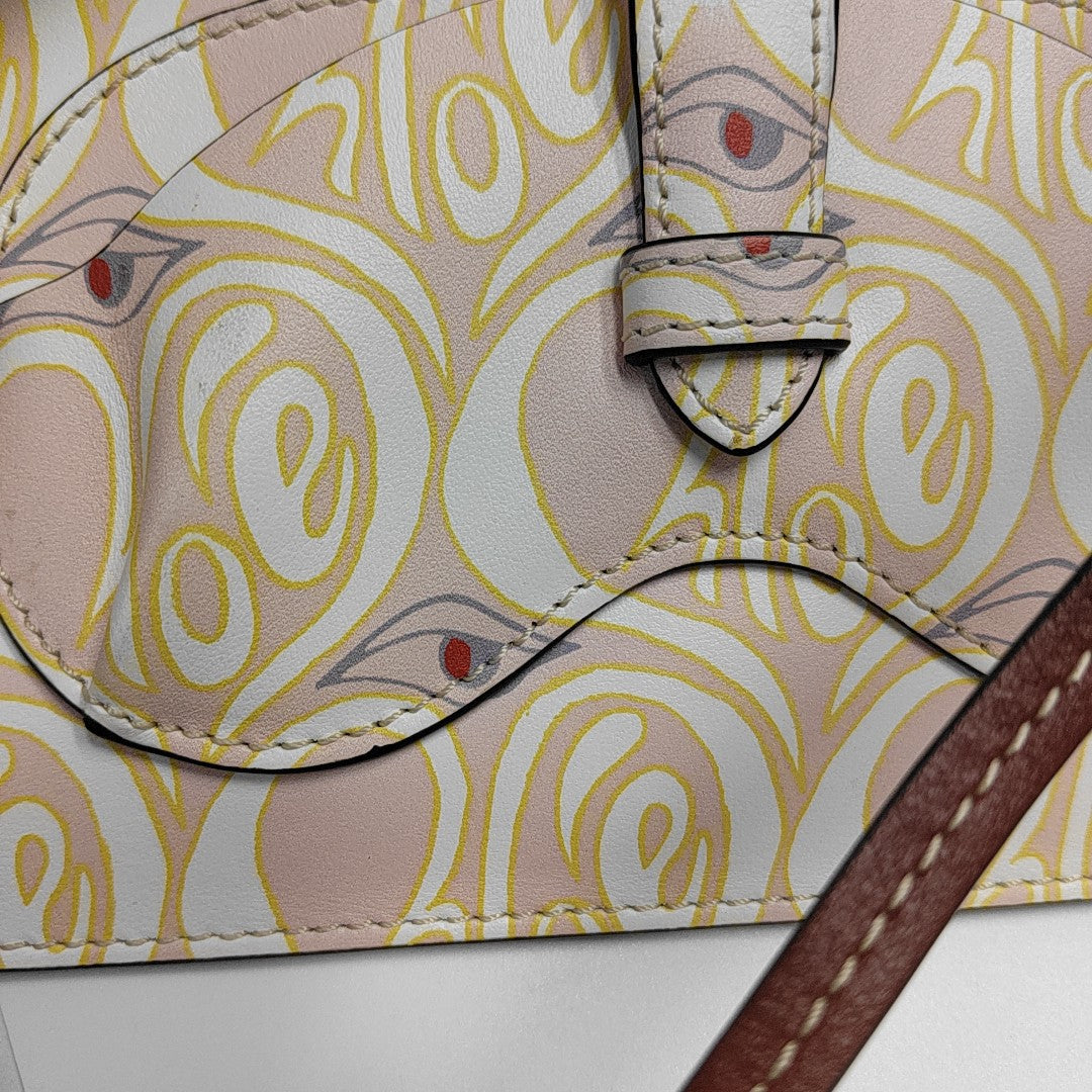 Calfskin Crossbody Bag Multicolor
