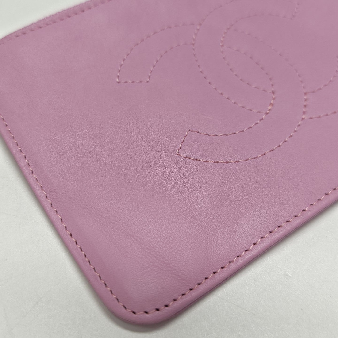 Lambskin Clutch Pink