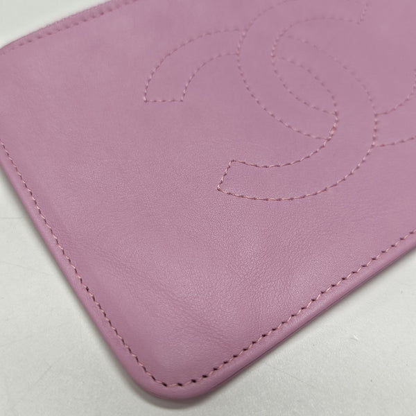 Lambskin Clutch Pink