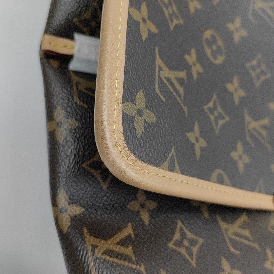 CARRYALL MM Monogram Coated Canvas Brown