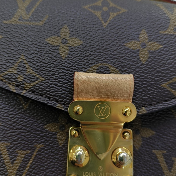 MÉTIS EAST WEST Monogram Coated Canvas Brown