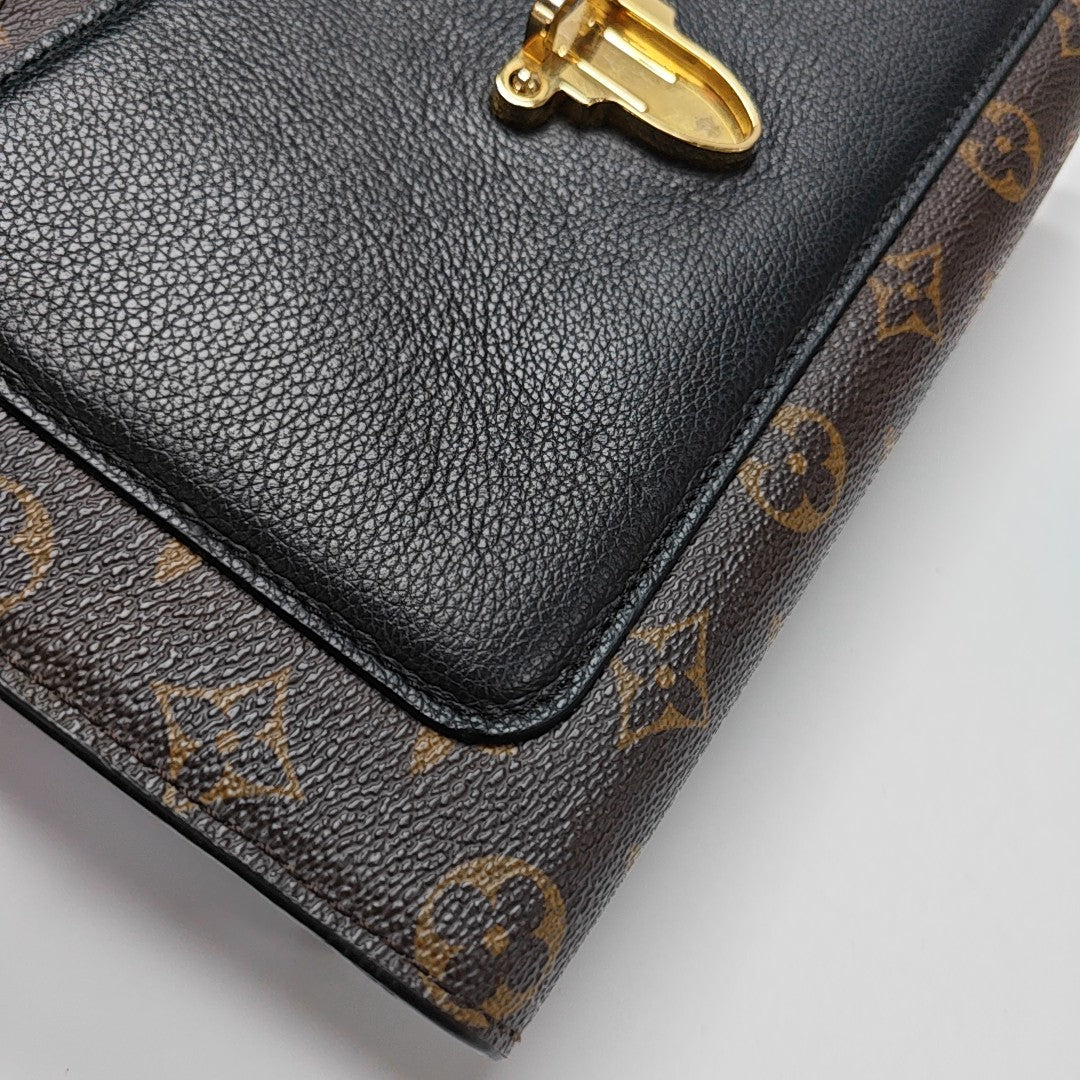 VICTOIRE Monogram Coated Canvas Brown