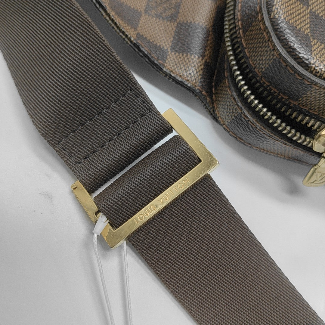 GÉRONIMOS Damier Ebene Coated Canvas Brown
