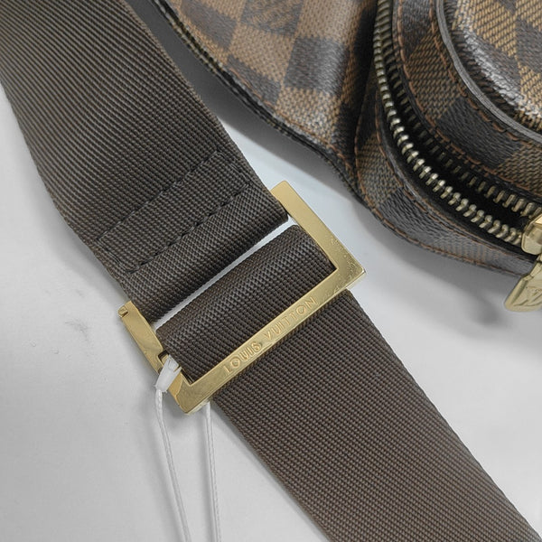 GÉRONIMOS Damier Ebene Coated Canvas Brown