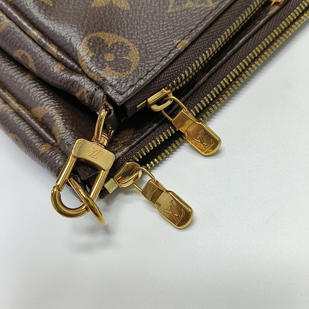 MULTI Monogram Coated Canvas Brown