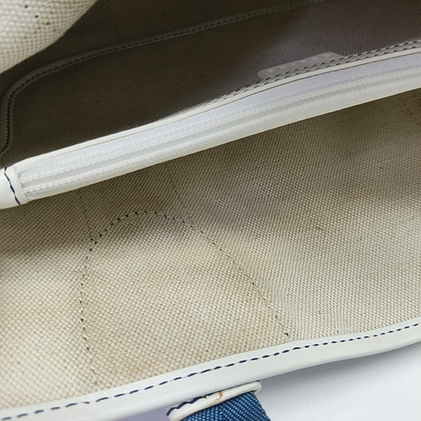 Coated Canvas Tote Bag Gray