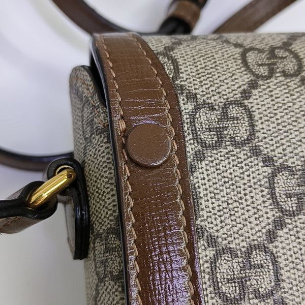 Horsebit 1955 Mini Coated Canvas Beige
