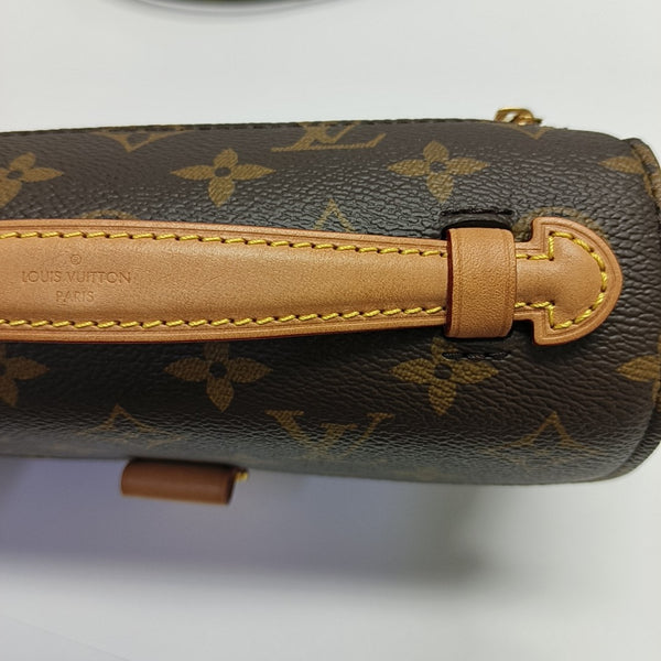 MÉTIS EAST WEST Monogram Coated Canvas Brown
