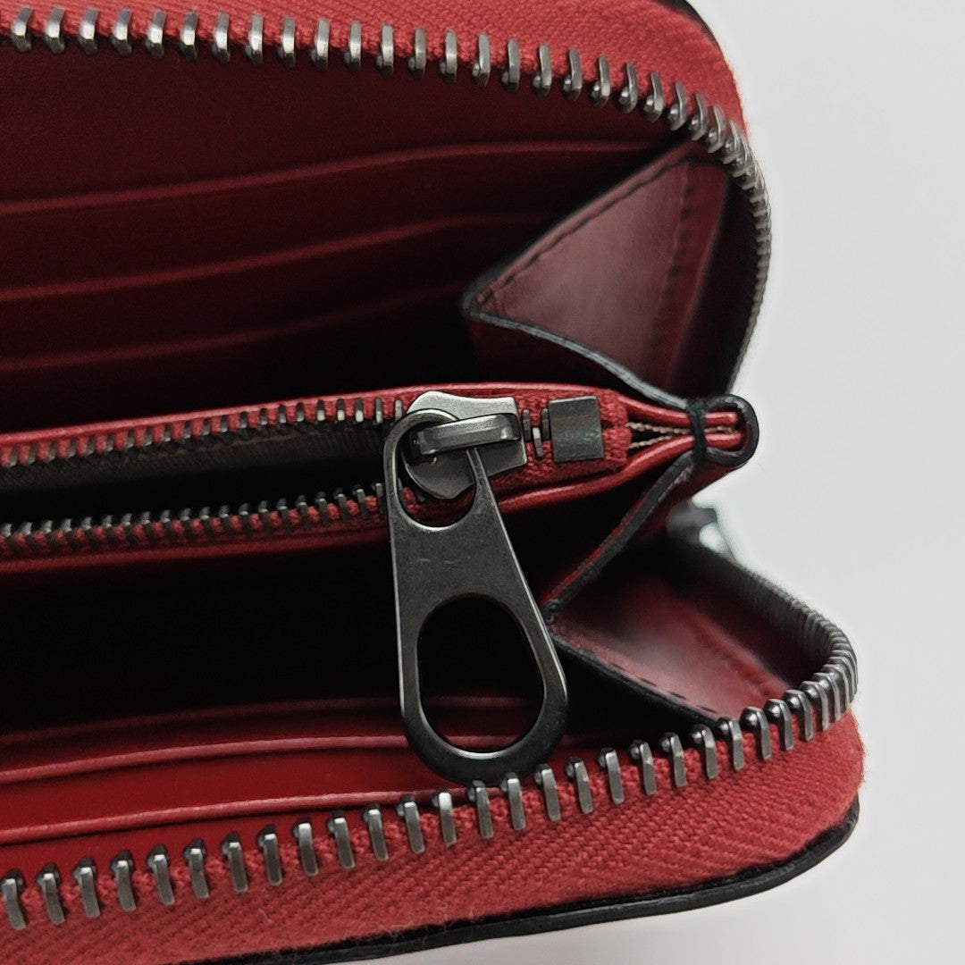 Calfskin Wallet Red