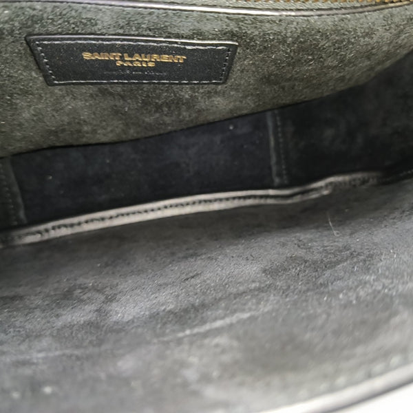 Calfskin Shoulder Bag Black