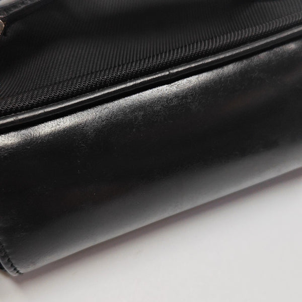 Canvas Top Handle Bag Black