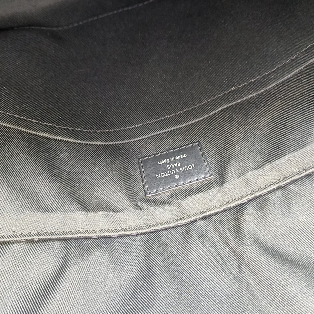 DISTRICT PM Monogram Coated Canvas Gray