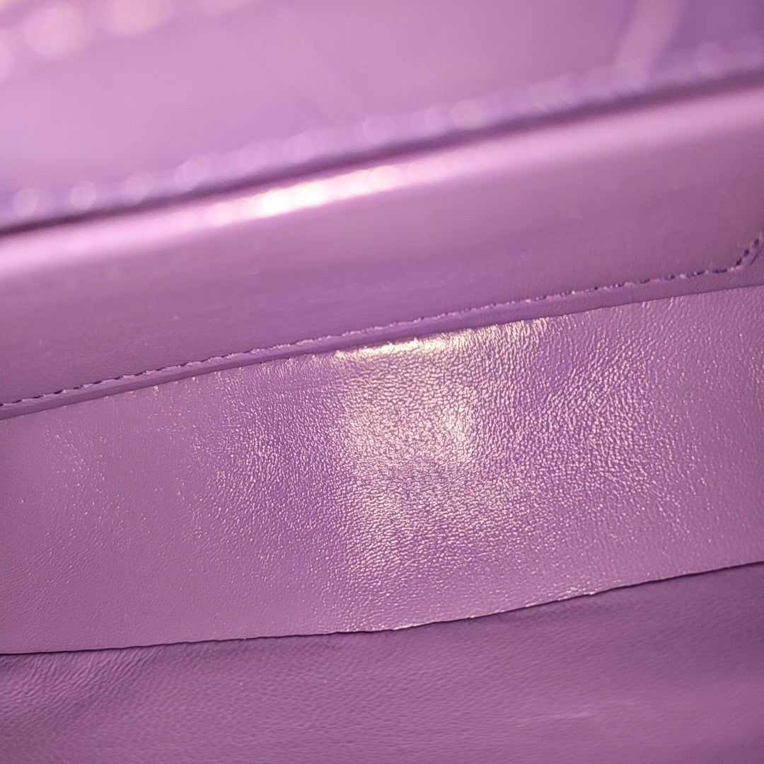 Hourglass Small Calfskin Purple