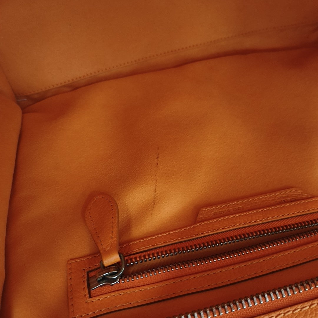 LUGGAGE Mini Calfskin Orange
