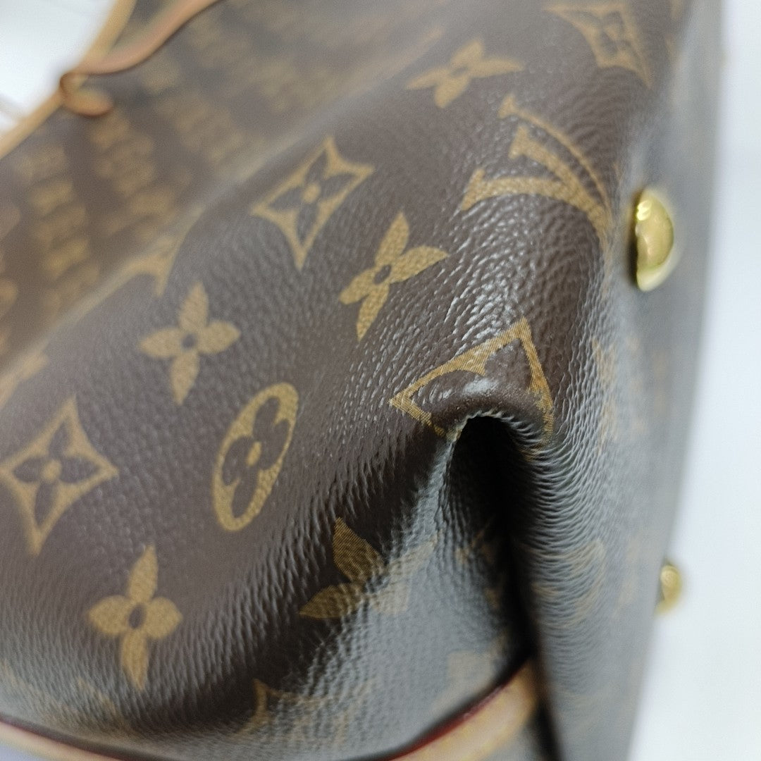 CARRYALL MM Monogram Coated Canvas Brown