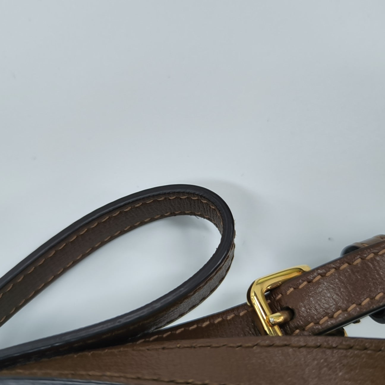 Horsebit 1955 Mini Monogram Coated Canvas Beige