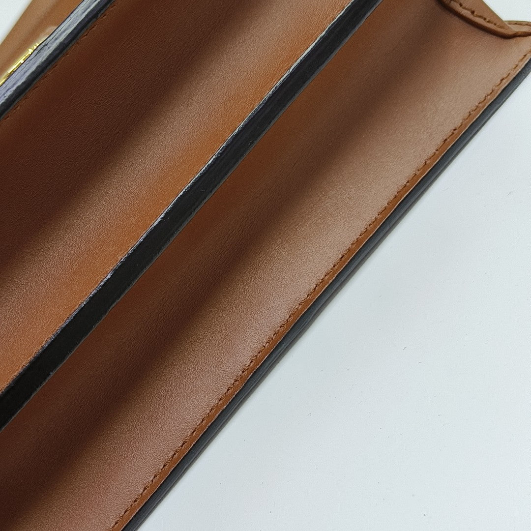 DAUPHINE MM Monogram Coated Canvas Brown