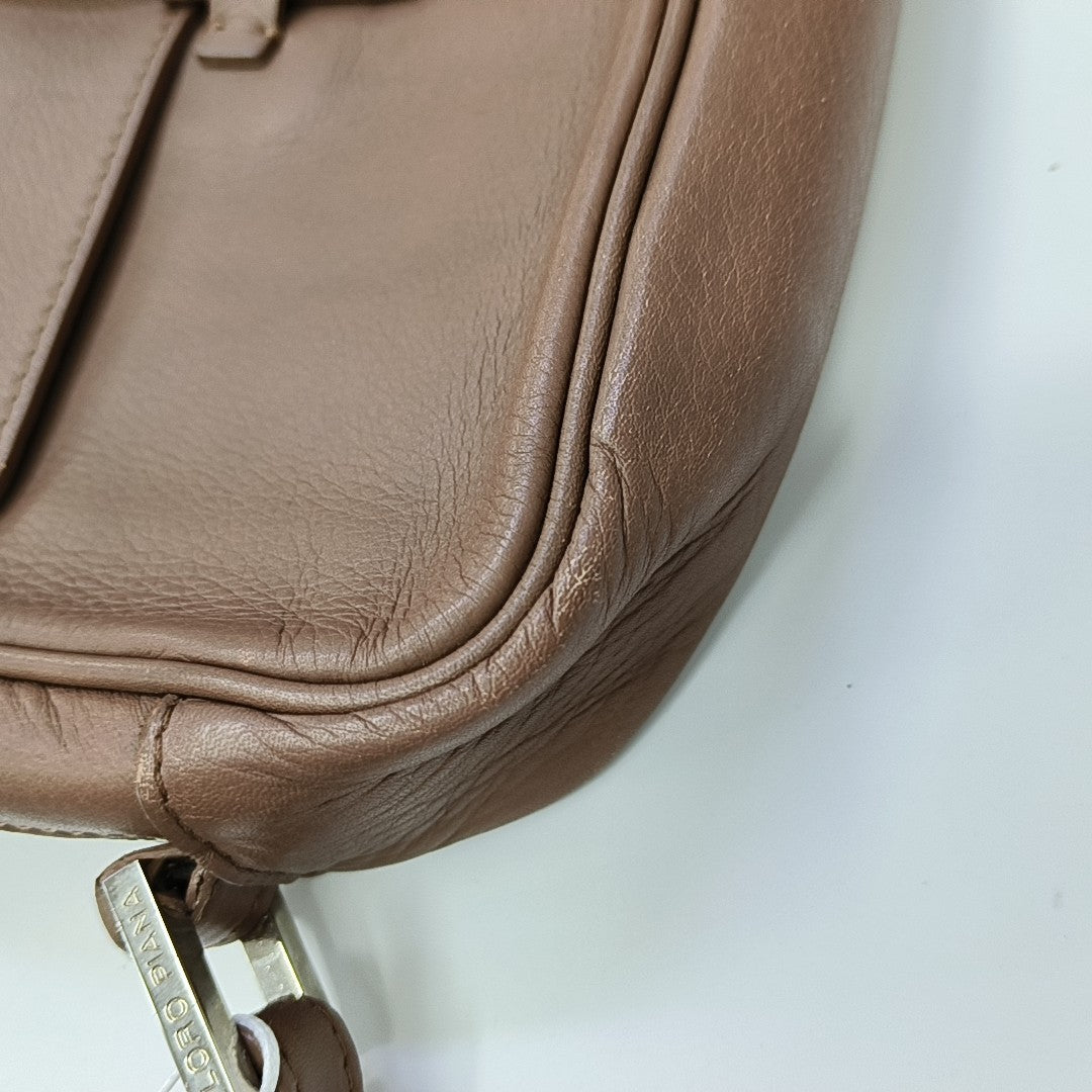 Calfskin Clutch Beige