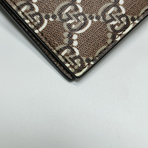 Monogram Coated Canvas Card Holder Brown