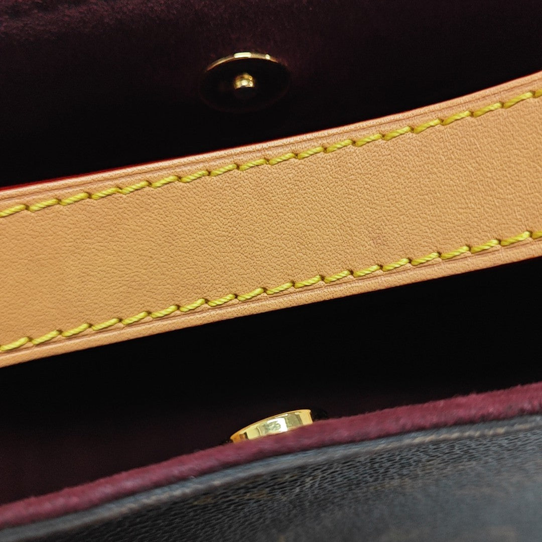 ALL IN Monogram Coated Canvas Brown