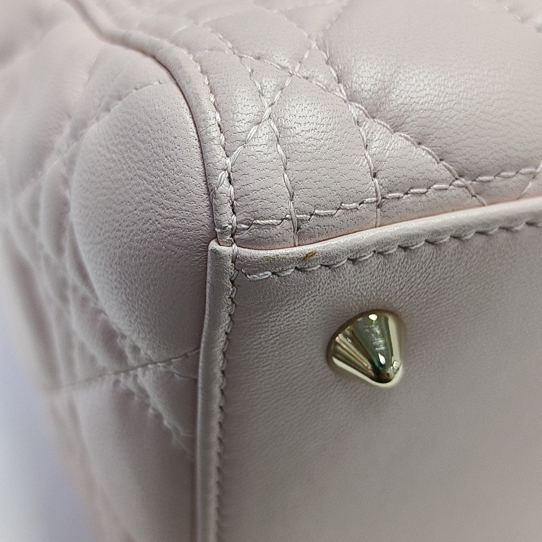 Lady Dior Medium Cannage Lambskin Pink