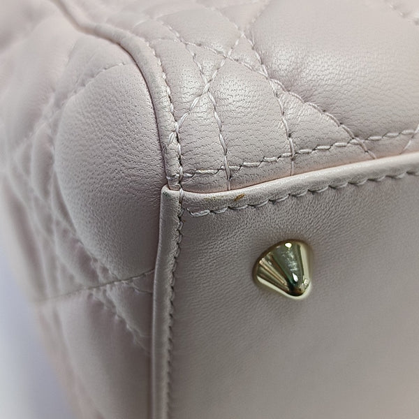 Lady Dior Medium Cannage Lambskin Pink