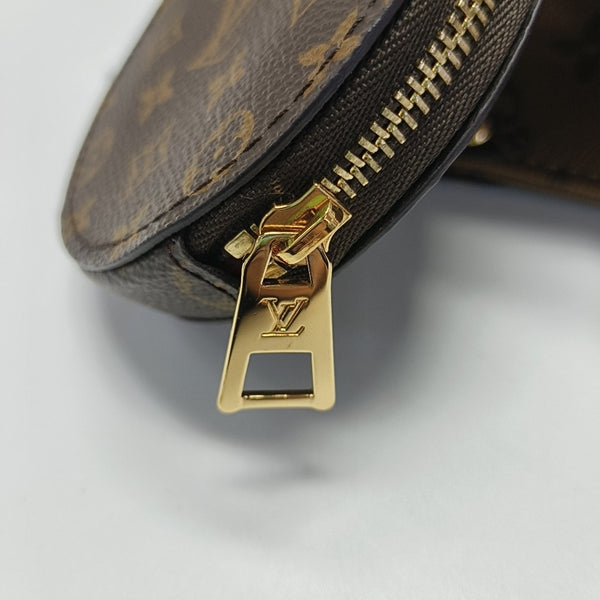 ONTHEGO PM Monogram Coated Canvas Brown