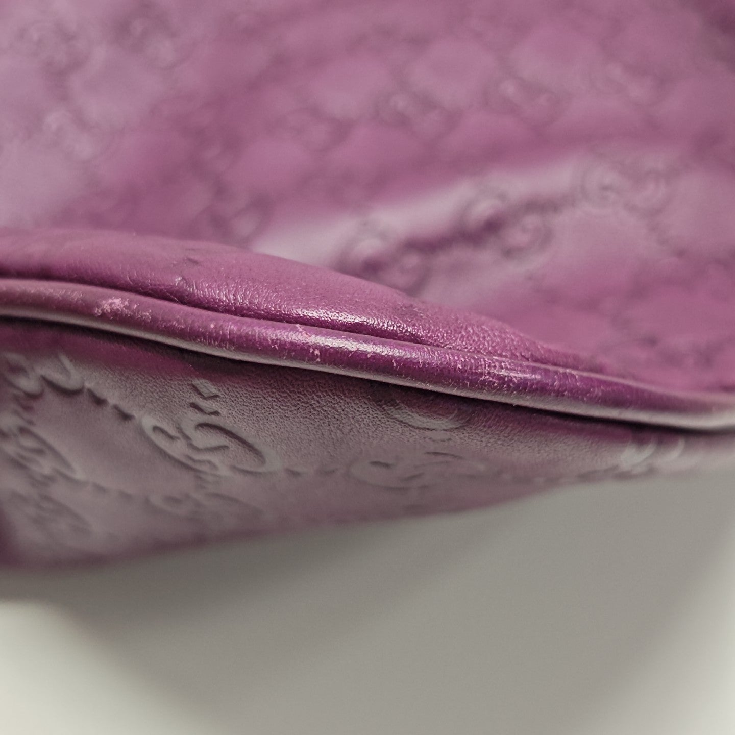 Britt Monogram Calfskin Purple