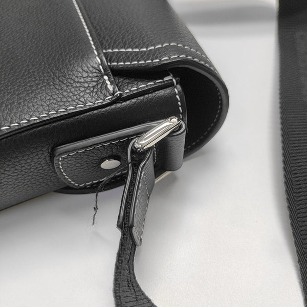 Saddle Small Calfskin Black