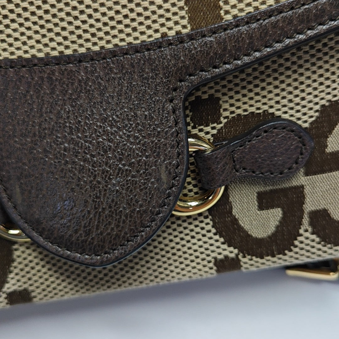 Horsebit 1955 Mini Monogram Canvas Beige