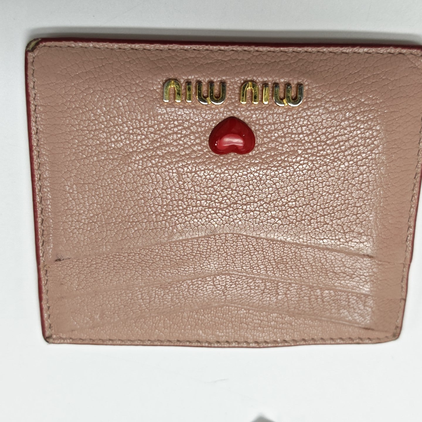 Love Lambskin Pink Card Holder