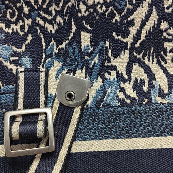 Authenticated pre-owned  Diorcamp Fabric Blue - Crossbody Bag at Looply