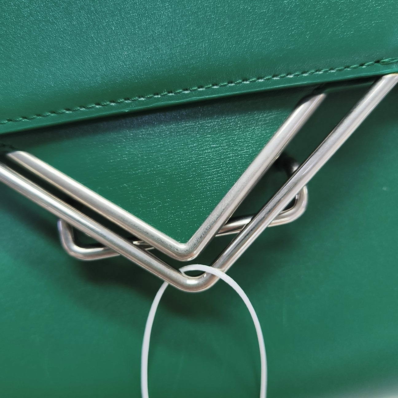 The Clip Calfskin Green