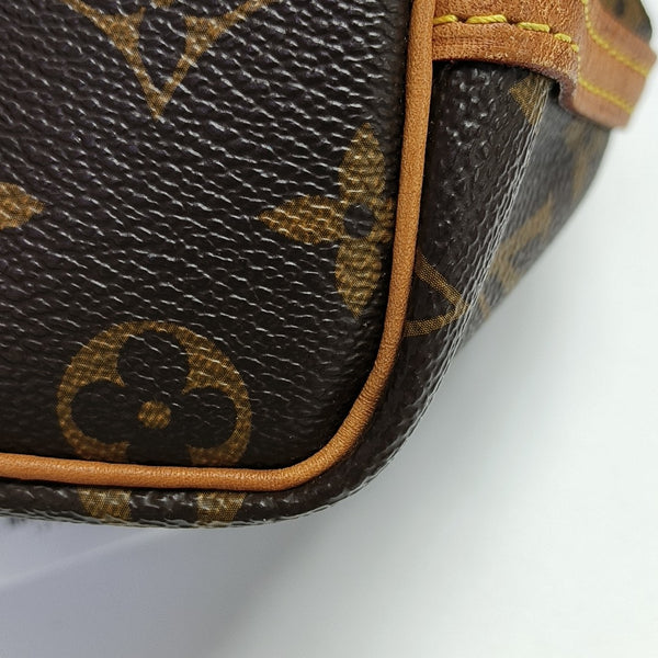 NÉONOÉ Nano Monogram Coated Canvas Brown