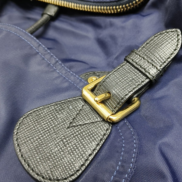 The Rucksack Large Nylon Blue